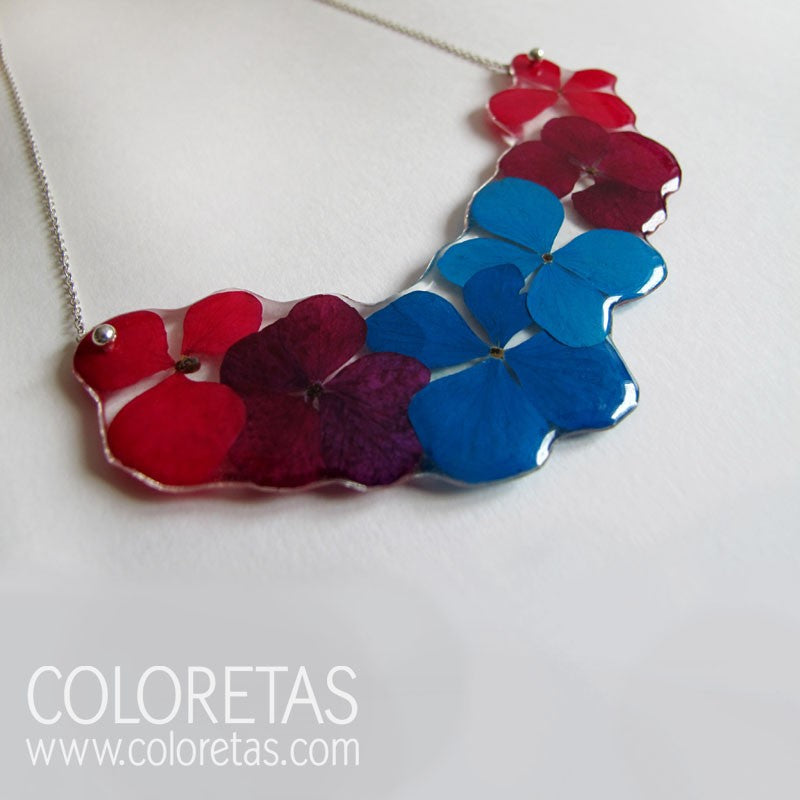 Gargantilla Hortensias