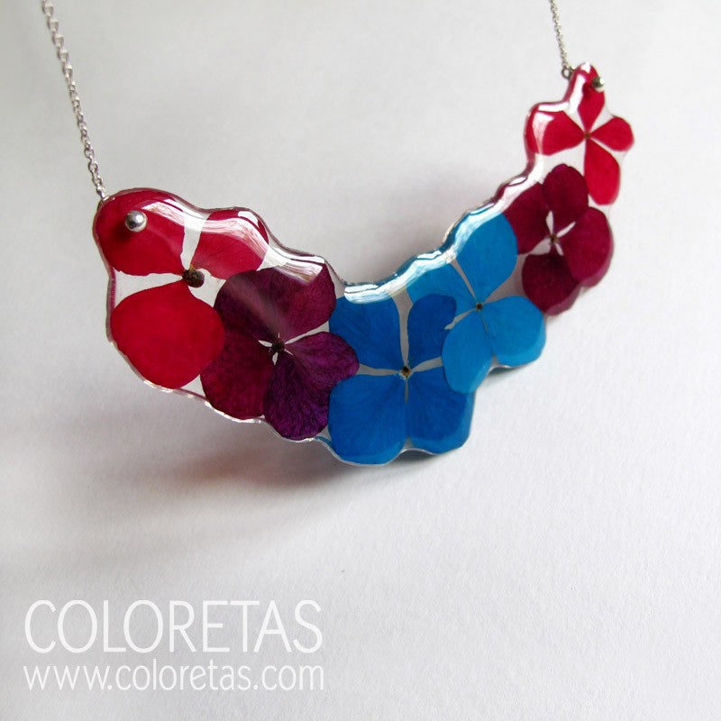 Gargantilla Hortensias