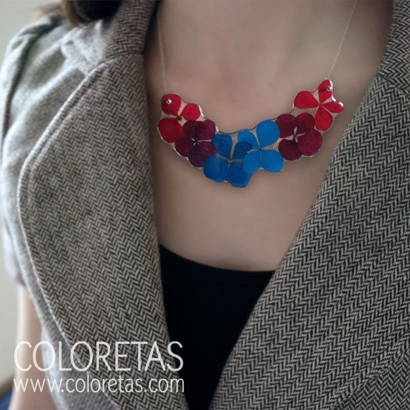 Gargantilla Hortensias