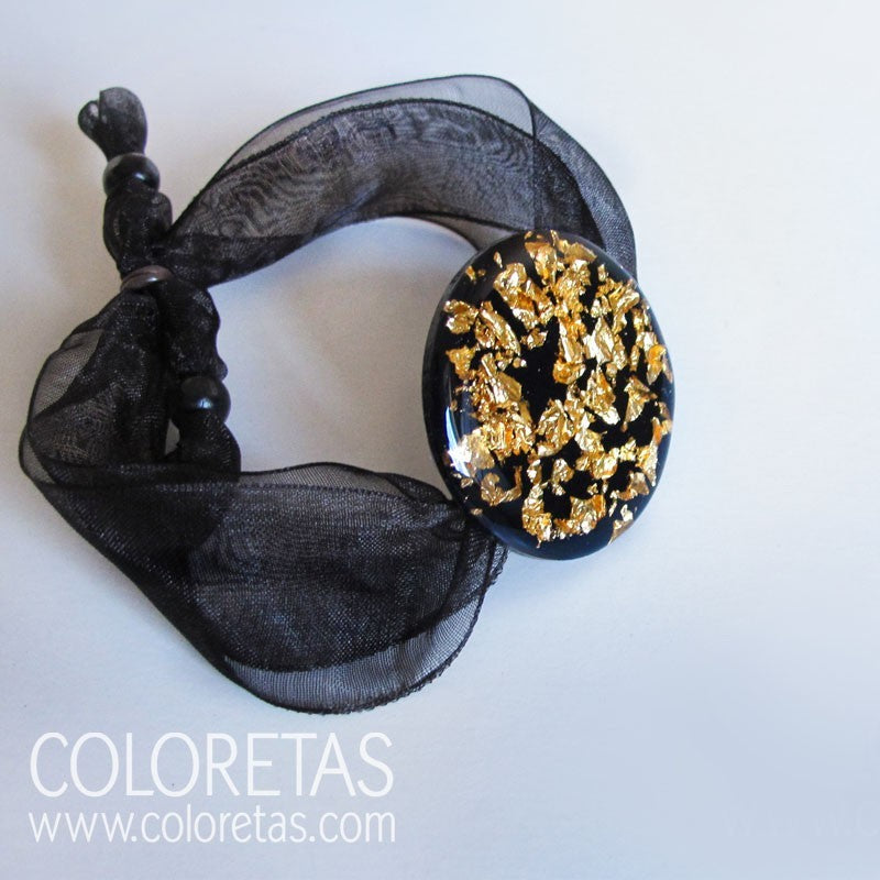 Pulsera chispas negra