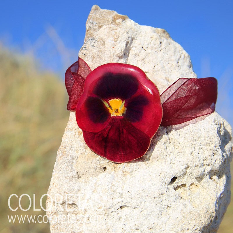 Pulsera Pensamiento Rojo