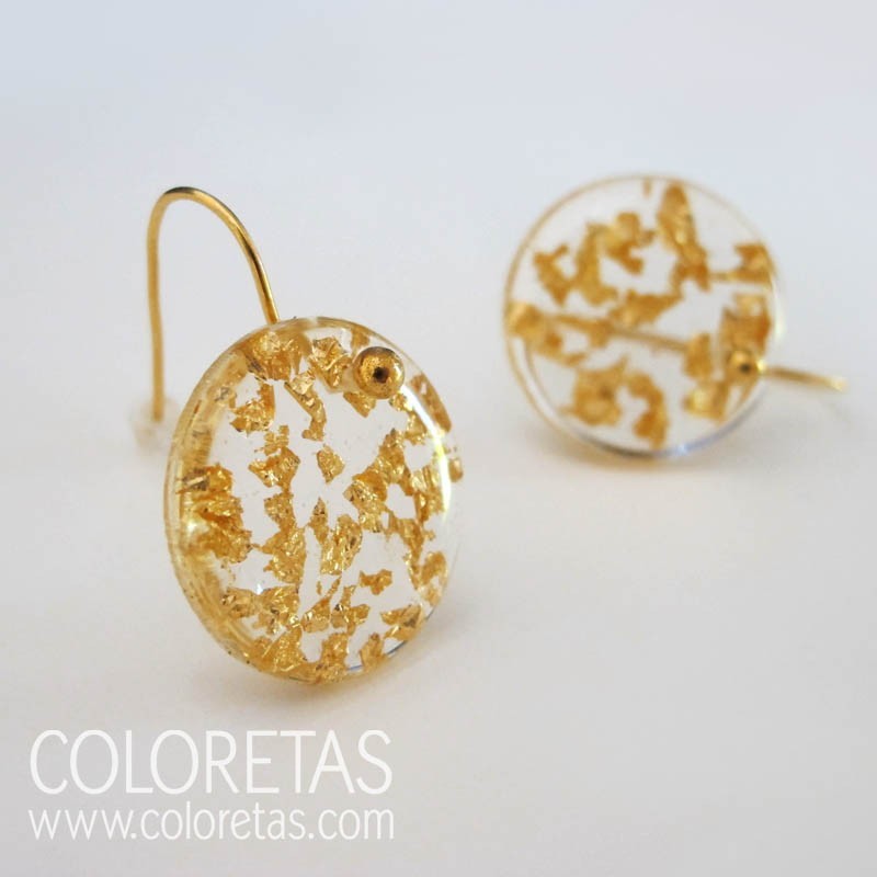 Pendientes chispas de gancho