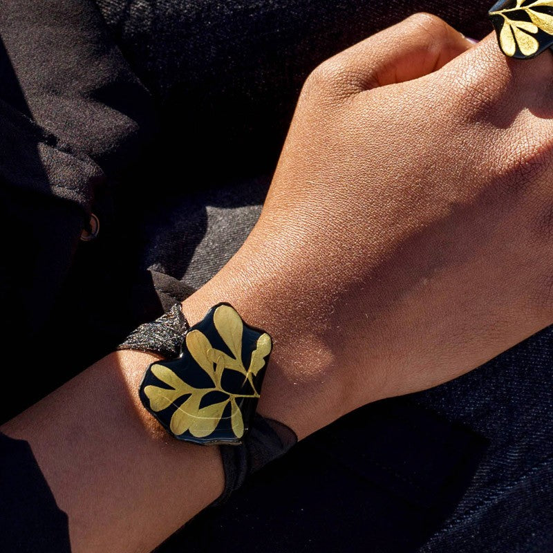Rue Leaves Bracelet
