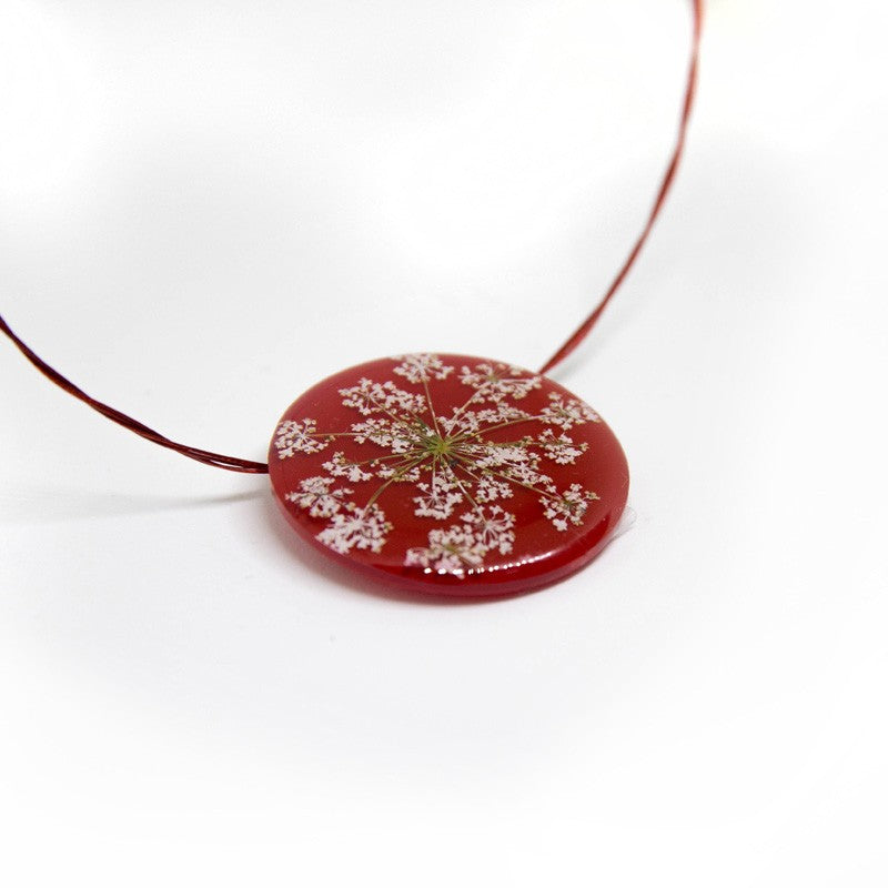 Colgante Flor de Anís Rojo