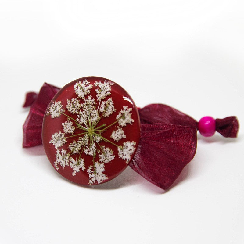 Red Anise Flower Bracelet