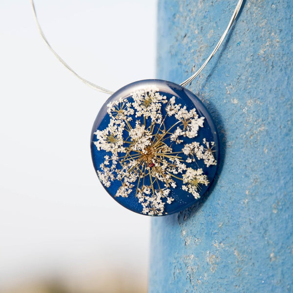 Anise Flower Blue Pendant