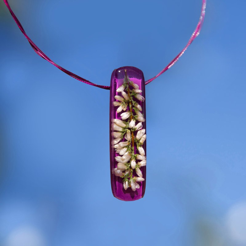 Purple Heather Pendant