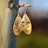 Long Siproeta Stelenes Butterfly Earrings