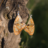 Long Siproeta Stelenes Butterfly Earrings