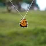 Lower Wing Monarch Butterfly Pendant